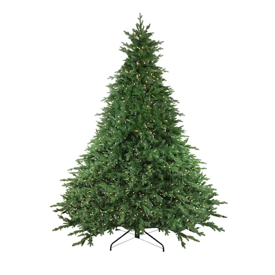 Northlight 9ft. Pre-Lit Real Touch Full Minnesota Balsam Fir Artificial Christmas Tree, Warm White LED Lights